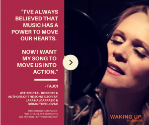 "I want my song to move us into action." - IndieGoGo 2015 #wakingupforgood