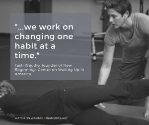 Tash Weddle on Waking Up in America talking about empowering lives through Fitness and Health